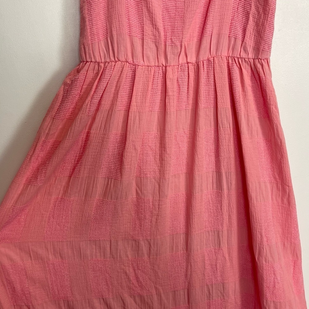 Frnch Maxi Dress Womens Medium Pink Sleeveless Cotton Blend Scoop Back NWT NEW - Picture 6 of 10